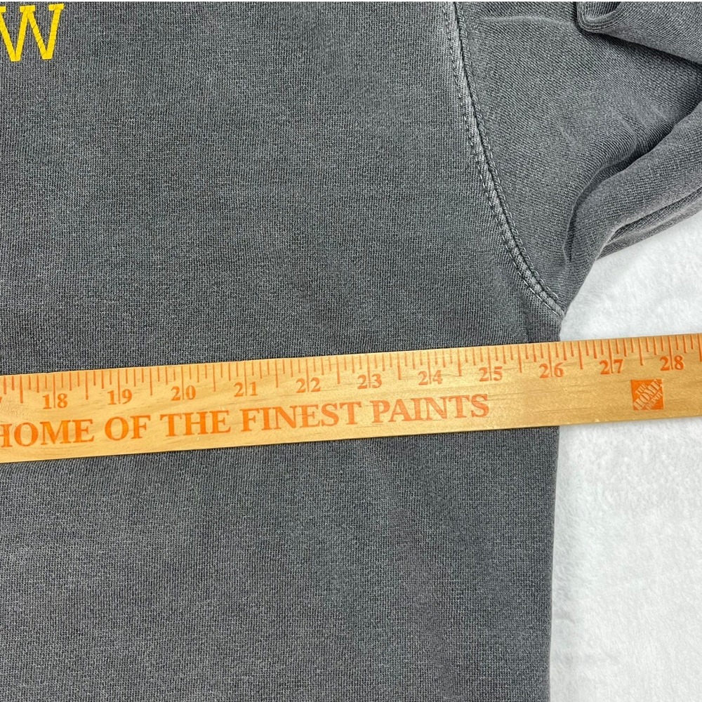 Comfort Colors Wake Forest Law Sweatshirt Mens XL Gray Garment Dyed Collegiate - Picture 6 of 9
